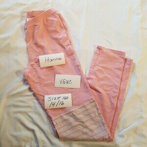Hanna Andersson pink 14/16 pull on pants 160